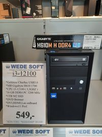 Computer und PC Setup im Angebot zu erwerben bei Wede Soft in Bremerhaven