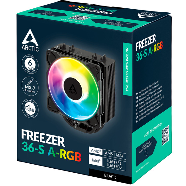 ARCTIC Freezer 36-S A-RGB Black, CPU-Kühler - Bild 7