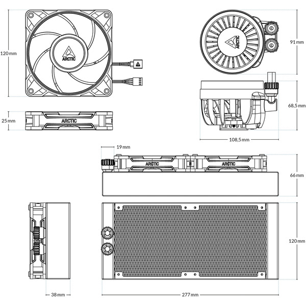 ARCTIC Liquid Freezer III Pro 240, Wasserkühlung - Bild 7