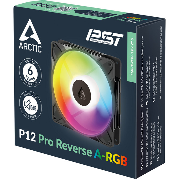 ARCTIC P12 Pro Reverse A-RGB, Gehäuselüfter - Bild 7