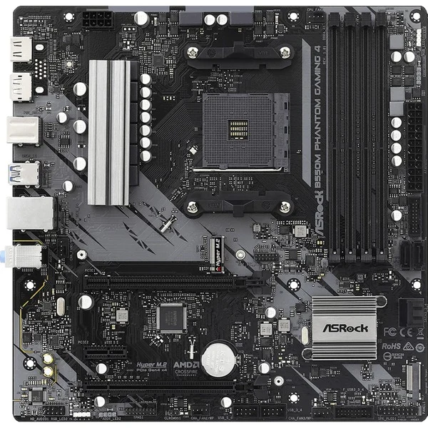 ASRock B550M PHANTOM GAMING 4, Mainboard - Bild 2