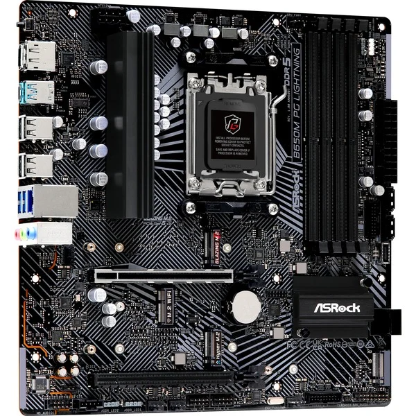 ASRock B650M PG LIGHTNING, Mainboard - Bild 3