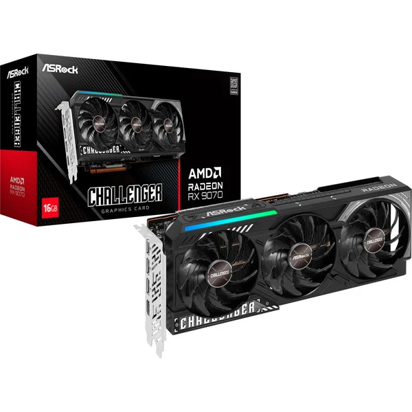 ASRock Radeon RX 9070 CHALLANGER, Grafikkarte