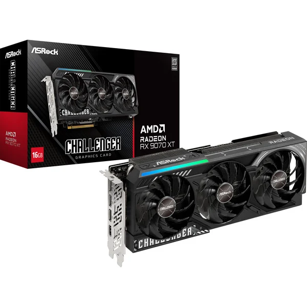 ASRock Radeon RX 9070 XT Challenger 16GB, Grafikkarte