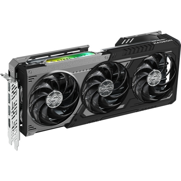 ASRock Radeon RX 9070 XT Steel Legend Dark 16GB, Grafikkarte - Bild 4