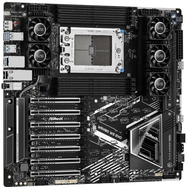 ASRock WRX90 WS EVO, Mainboard - Bild 2