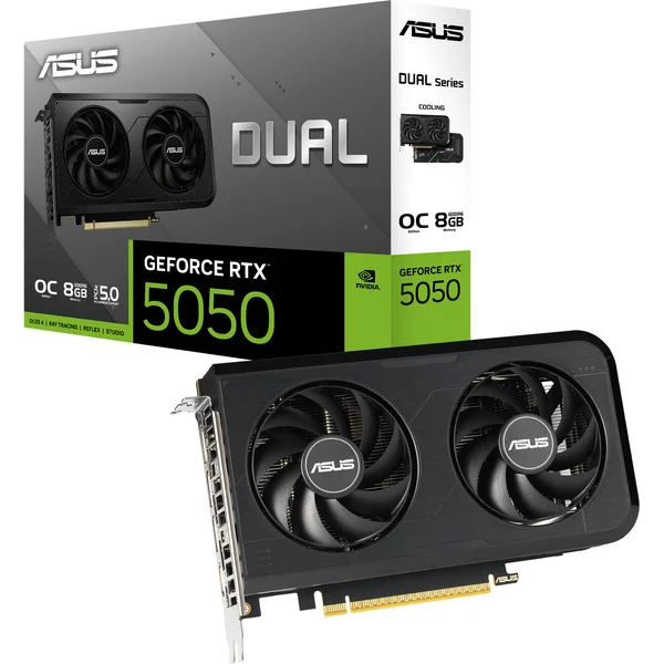 ASUS GeForce RTX 5050 DUAL OC 8GB, Grafikkarte