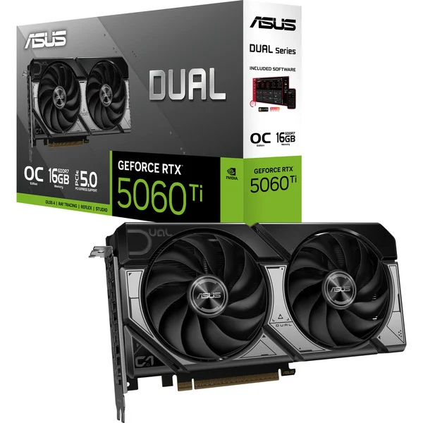 ASUS GeForce RTX 5060 Ti DUAL OC 16GB, Grafikkarte