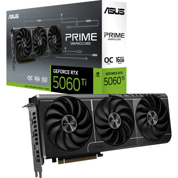 ASUS GeForce RTX 5060 Ti PRIME OC 16GB, Grafikkarte
