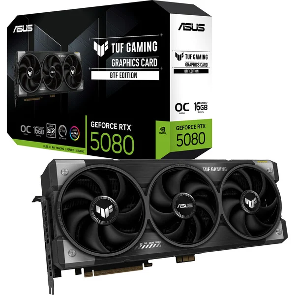 ASUS GeForce RTX 5080 TUF OC BTF Edition, Grafikkarte