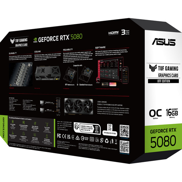 ASUS GeForce RTX 5080 TUF OC BTF Edition, Grafikkarte - Bild 15