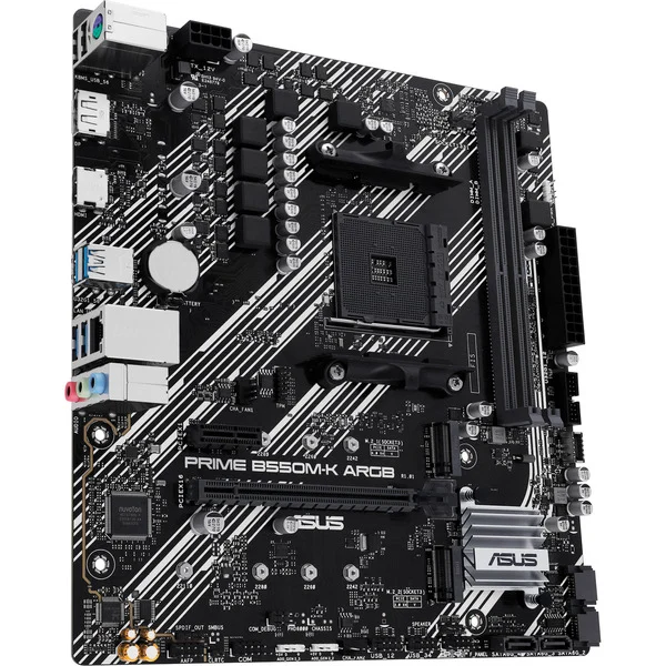 ASUS PRIME B550M-K ARGB, Mainboard - Bild 3