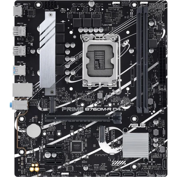 ASUS PRIME B760M-R D4, Mainboard - Bild 2