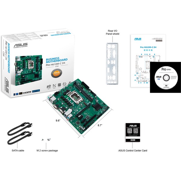ASUS PRO H610M-C D4-CSM, Mainboard - Bild 6