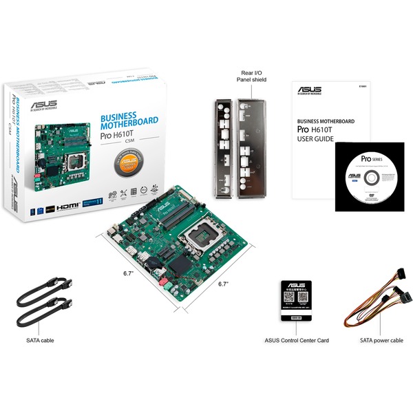 ASUS PRO H610T-CSM, Mainboard - Bild 6