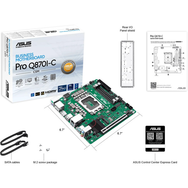 ASUS PRO Q870I-C-CSM, Mainboard - Bild 6