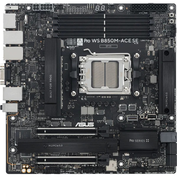 ASUS PRO WS B850M-ACE SE, Mainboard - Bild 2