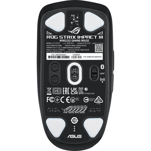 ASUS ROG Strix Impact III Wireless, Gaming-Maus - Bild 6