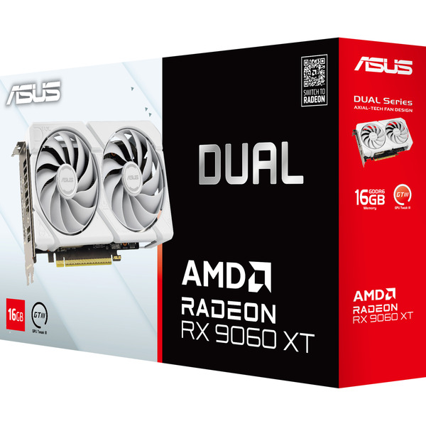 ASUS Radeon RX 9060 XT DUAL WHITE Edition 16GB, Grafikkarte - Bild 12