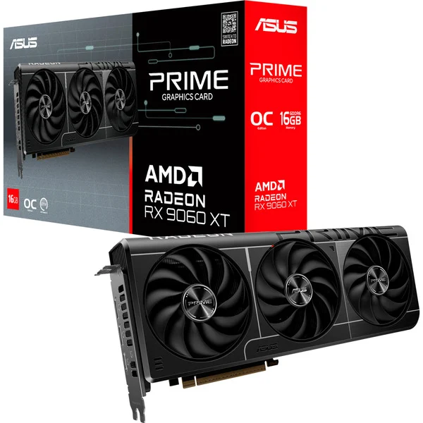 ASUS Radeon RX 9060 XT PRIME OC 16GB, Grafikkarte