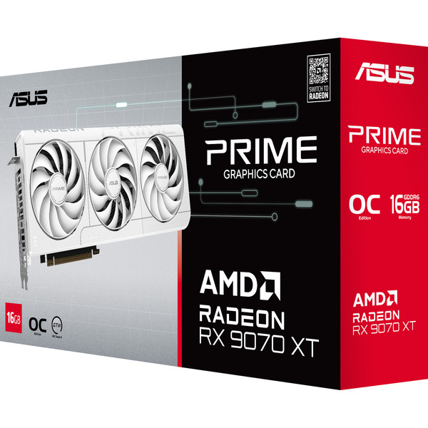 ASUS Radeon RX 9070 XT PRIME WHITE OC Edition, Grafikkarte - Bild 13
