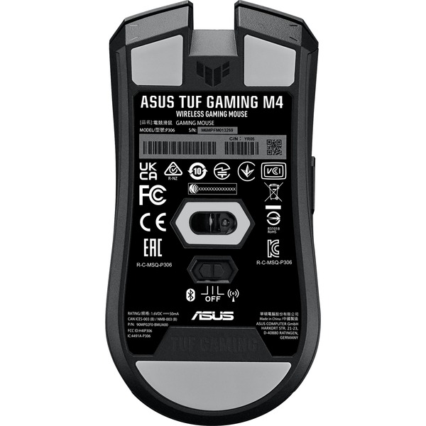 ASUS TUF Gaming M4 Wireless, Gaming-Maus - Bild 5