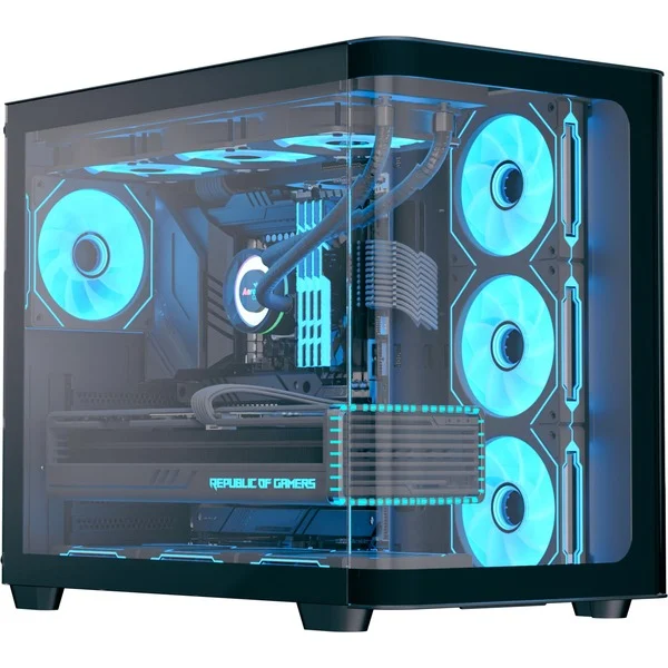 Aerocool P500C-G-BK-v1, Tower-Gehäuse