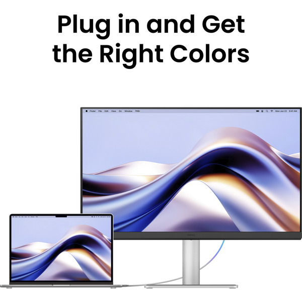 BenQ MA270S, LED-Monitor (68.5 cm (27 Zoll), silber, 5K, IPS, Nano Gloss Monitor für MacBook) - Bild 7