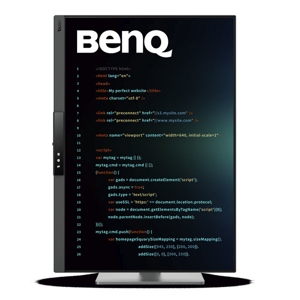 BenQ RD280UG Programmiermonitor, LED-Monitor (71.6 cm (28.2 Zoll), silber, UHD+, IPS, HDMI, DP, USB-C, USB-Hub, MoonHalo Backlight, 120Hz Panel) - Bild 7