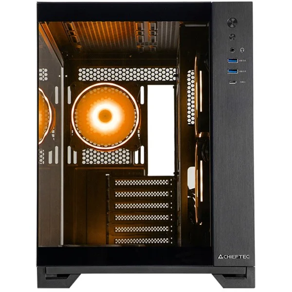 Chieftec Visio GM-30B-TG-OP, Tower-Gehäuse - Bild 2