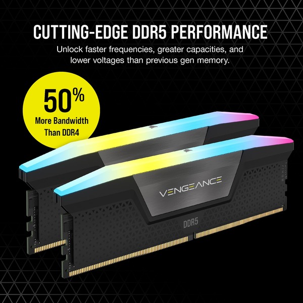 Corsair DIMM 32 GB DDR5-6000 (2x 16 GB) Dual-Kit, Arbeitsspeicher - Bild 4