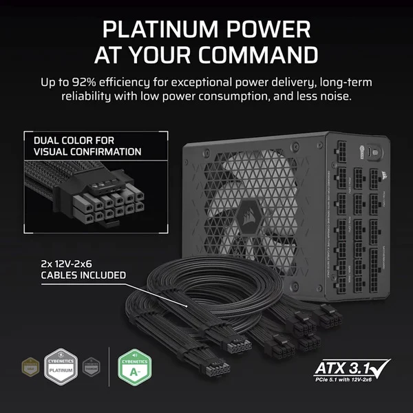 Corsair HX1500i (2025) Generalüberholt, PC-Netzteil - Bild 2