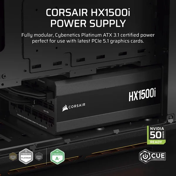 Corsair HX1500i (2025) Generalüberholt, PC-Netzteil - Bild 3