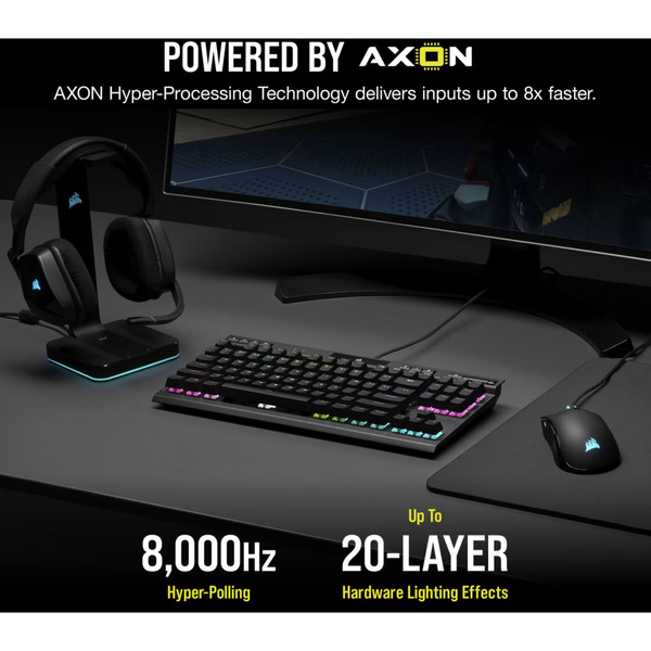 Corsair K70 RGB TKL Generalüberholt, Gaming-Tastatur - Bild 4