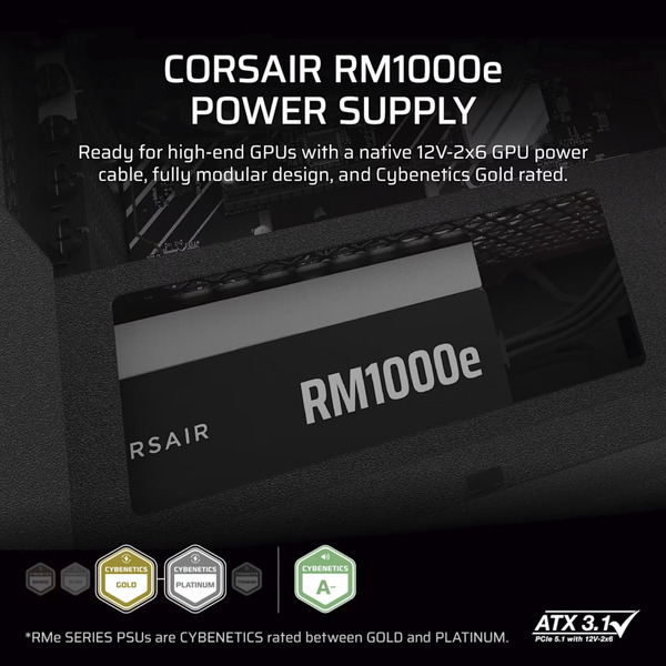 Corsair RM1000e Generalüberholt, PC-Netzteil - Bild 5