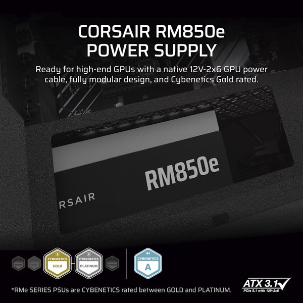 Corsair RM850e Generalüberholt, PC-Netzteil - Bild 5