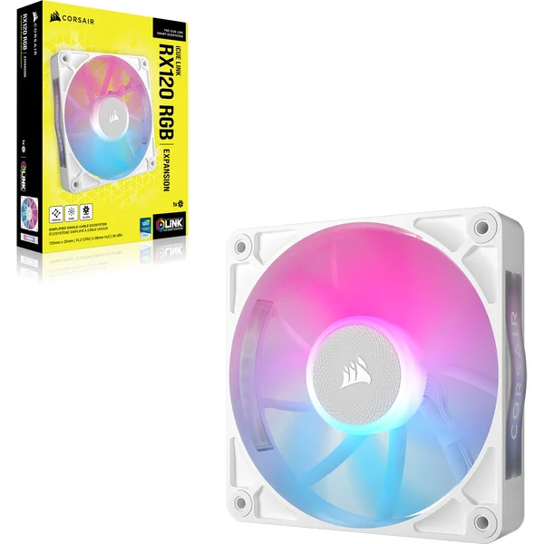 Corsair iCUE LINK RX120 RGB Triple Generalüberholt, Gehäuselüfter - Bild 2