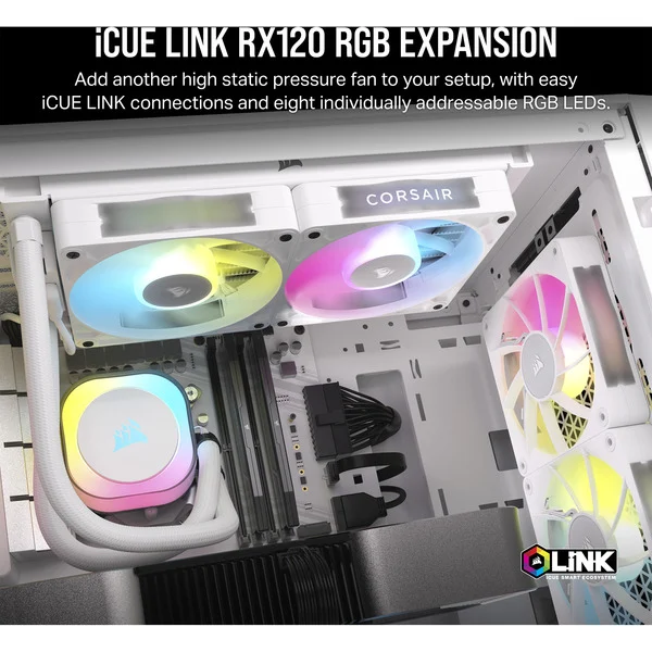 Corsair iCUE LINK RX120 RGB Triple Generalüberholt, Gehäuselüfter - Bild 3