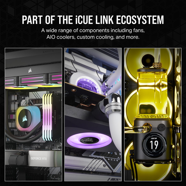 Corsair iCUE LINK RX120 RGB Triple Generalüberholt, Gehäuselüfter - Bild 8