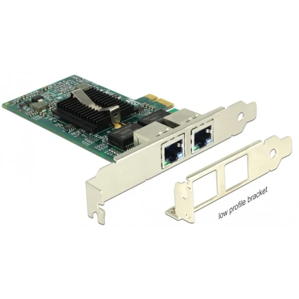 DeLOCK PCIe > 2 x Gigabit LAN, LAN-Adapter - Bild 2