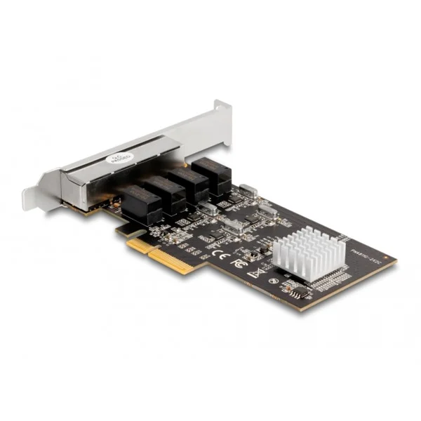 DeLOCK PCIe x4 auf 4 x RJ45 Gbit, LAN-Adapter - Bild 2
