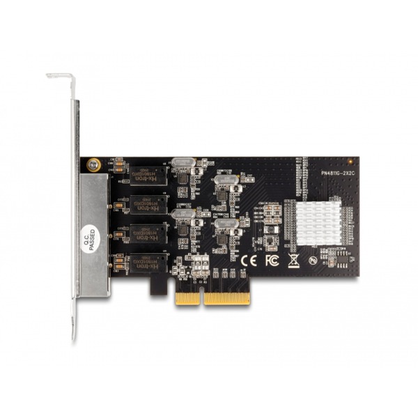 DeLOCK PCIe x4 auf 4 x RJ45 Gbit, LAN-Adapter - Bild 4
