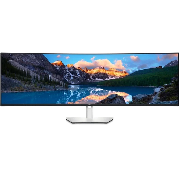 Dell UltraSharp U4924DW, LED-Monitor (124.5 cm (49 Zoll), silber/schwarz, 5K Dual QHD, IPS, Curved, DisplayPort, HDMI) - Bild 2
