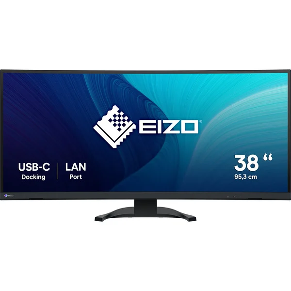 EIZO FlexScan EV3851X, LED-Monitor (95.3 cm (37.5 Zoll), schwarz, Curved, HDMI, DP, USB-C, USB-Hub) - Bild 2