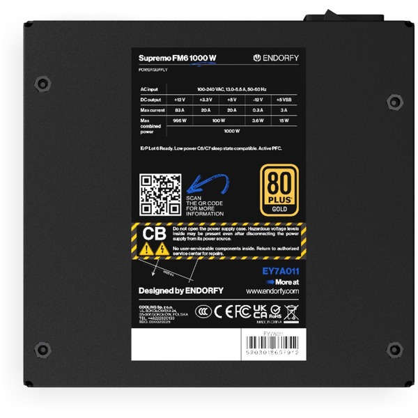 ENDORFY Supremo FM6 1000 W, PC-Netzteil - Bild 11