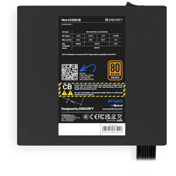 ENDORFY Vero L6 650 W, PC-Netzteil - Bild 11