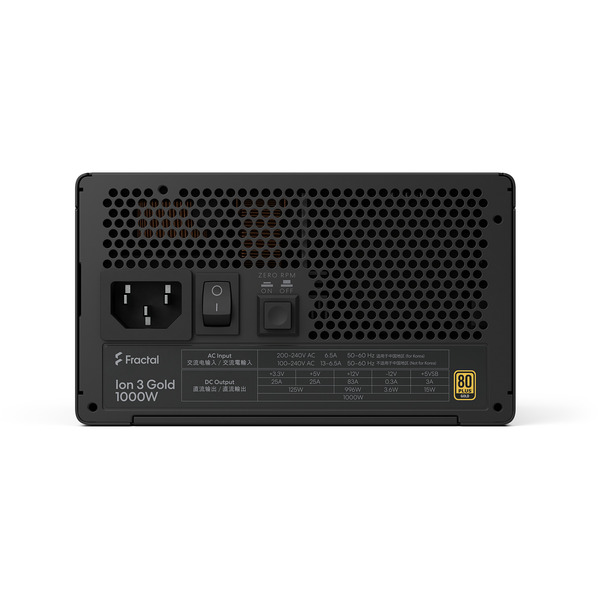 Fractal Design ION Gold 3 1000W Black, PC-Netzteil - Bild 5