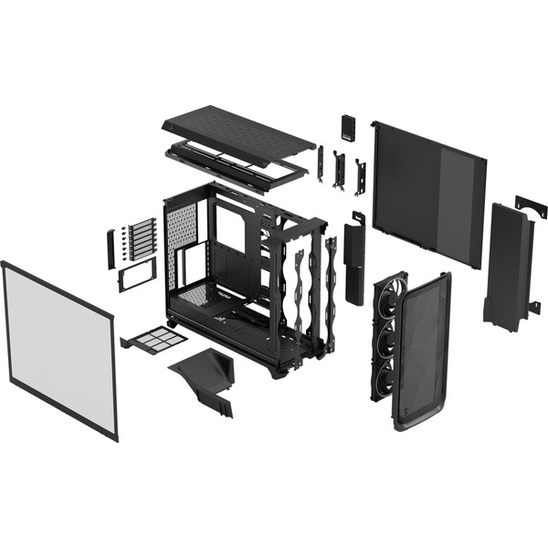 Fractal Design Meshify 3 XL Ambience Pro RGB Light Tint , Big-Tower-Gehäuse - Bild 11