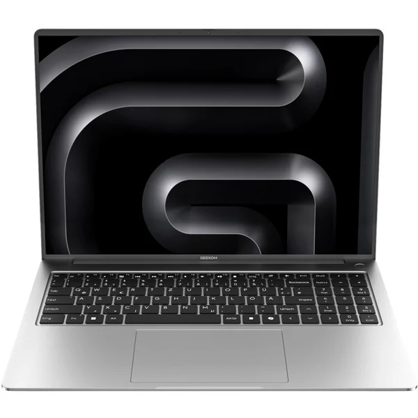 GEEKOM GeekBook M16, Notebook (silber, Intel® Core™ Ultra 9 185H, Intel® Arc™ Graphics, 16 GB LPDDR5, 512 GB (512 GB SSD), Windows 11 Pro)