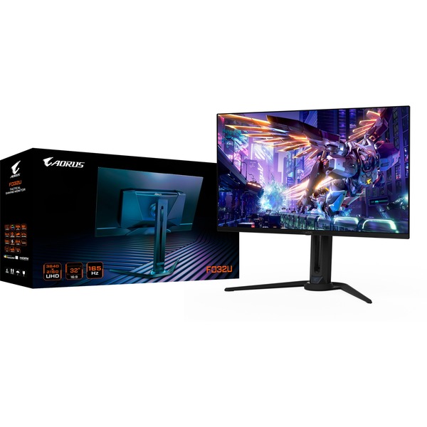 GIGABYTE AORUS FO32U, Gaming-Monitor (80.3 cm (31.5 Zoll), schwarz, UltraHD/4K, QD-OLED, USB-C, 165Hz Panel) - Bild 9
